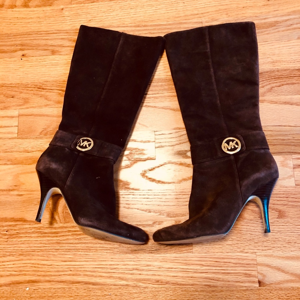 Suede MKors boots